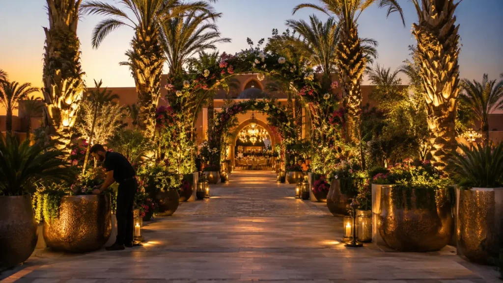Décoration Végétale Pour Événement À Marrakech : Mariages Et Réceptions