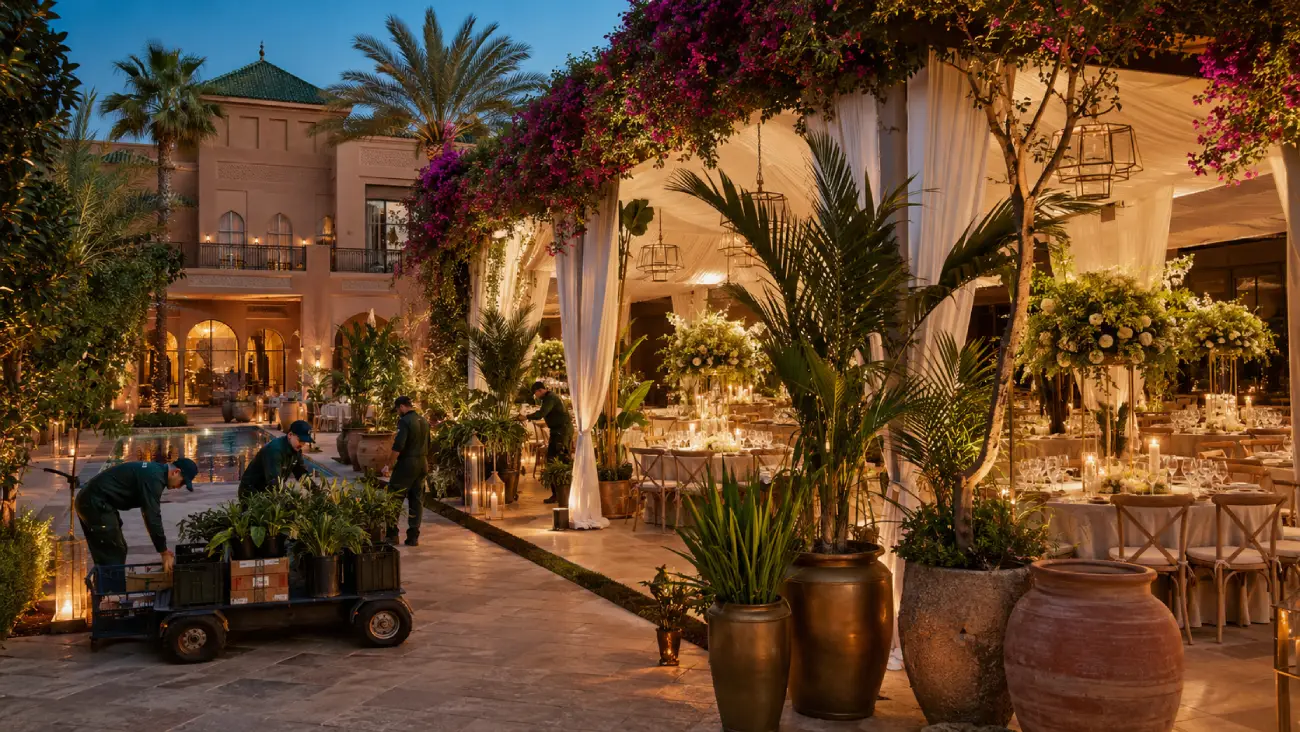 Event Plant Decoration Marrakech_ Weddings