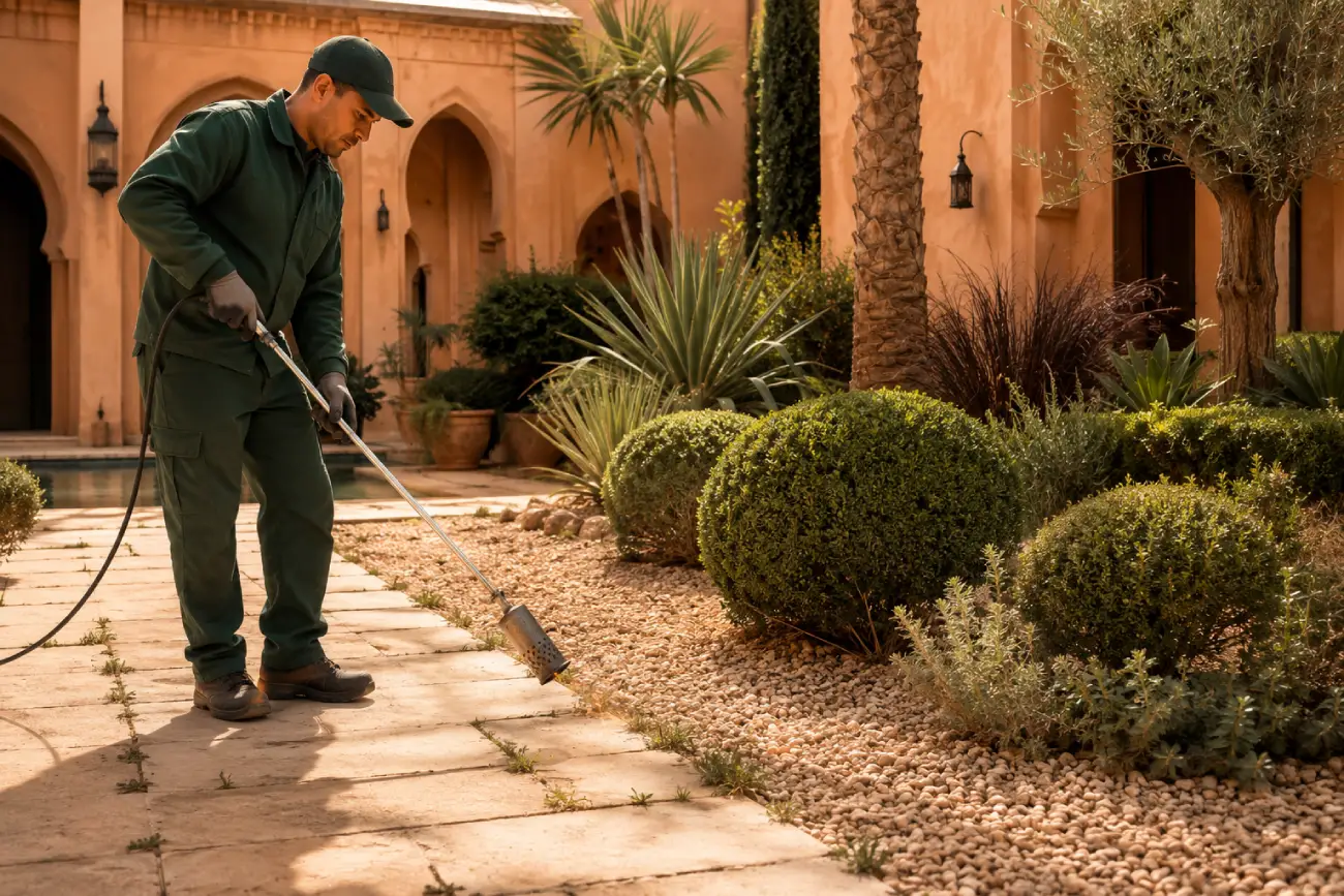 Désherbage Jardin Marrakech : Jardinier À Domicile Contre Les Mauvaises Herbes