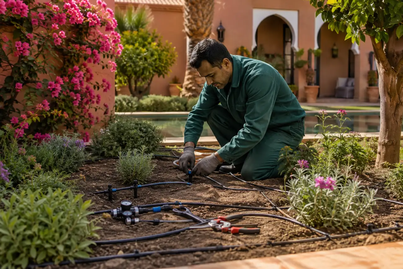 Irrigation Systems Marrakech: Drip Irrigation Installation by Pro Gardeners