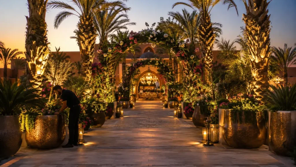 Event Plant Decoration Marrakech: Weddings