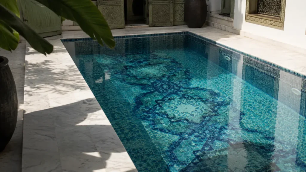 Maintenance des piscines de riads Médina Marrakech