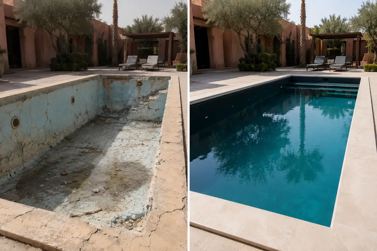 Pool Basin Renovation & Filtration Replacement Marrakech