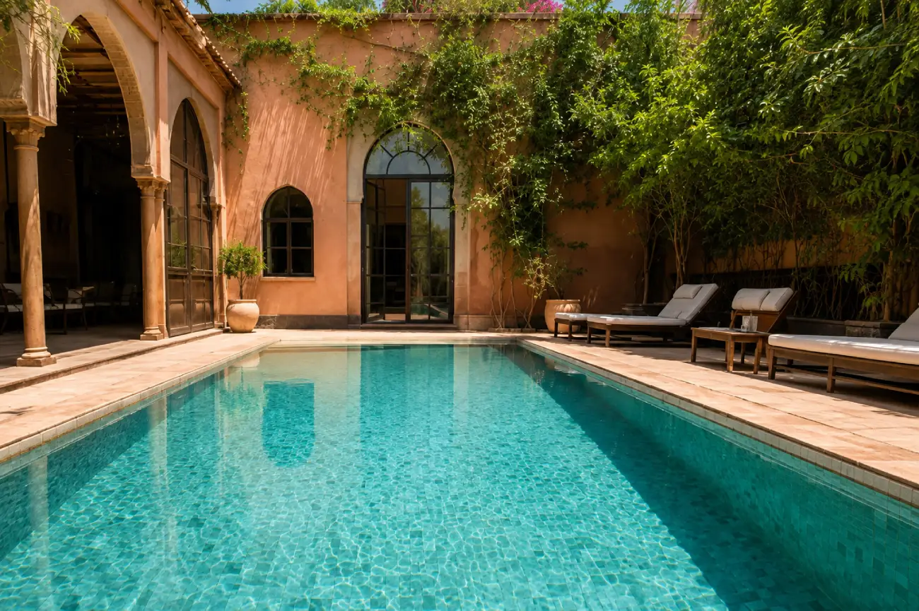 Traitement de l’eau de piscine à Marrakech -APRES-