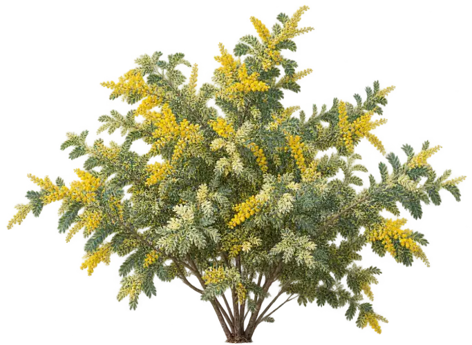 Acacia de Bailey panaché
